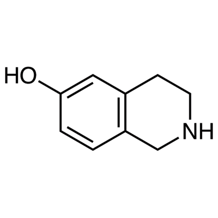 6-Hydroxy-1,2,3,4-tetrahydroisoquinoline Chemical Structure of 6-Hydroxy-1,2,3,4-tetrahydroisoquinoline
