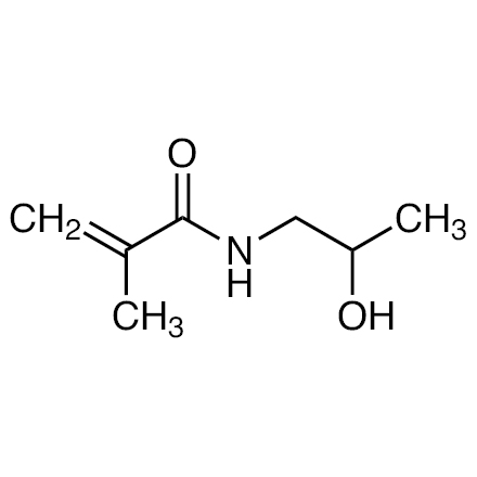 N-(2-Hydroxypropyl)methacrylamide Chemical Structure of N-(2-Hydroxypropyl)methacrylamide