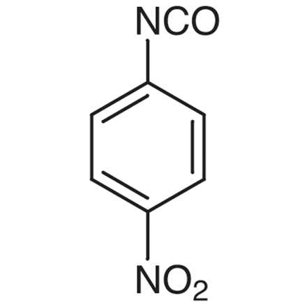 4-Nitrophenyl Isocyanate (contains varying amounts of polymers) Chemical Structure of 4-Nitrophenyl Isocyanate (contains varying amounts of polymers)