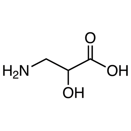 DL-Isoserine Chemical Structure of DL-Isoserine