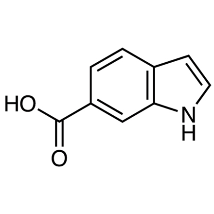 Indole-6-carboxylic Acid Chemical Structure of Indole-6-carboxylic Acid