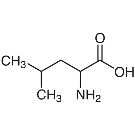 DL-Leucine Chemical Structure of DL-Leucine