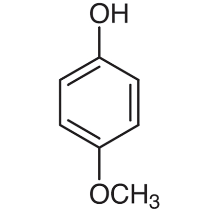 4-Methoxyphenol Chemical Structure of 4-Methoxyphenol