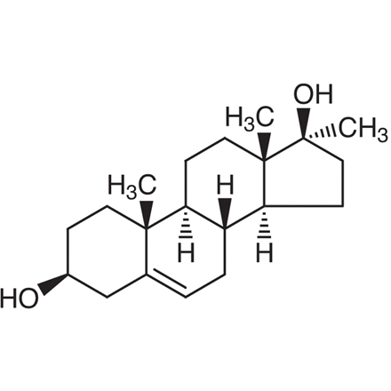 Methylandrostenediol Chemical Structure of Methylandrostenediol
