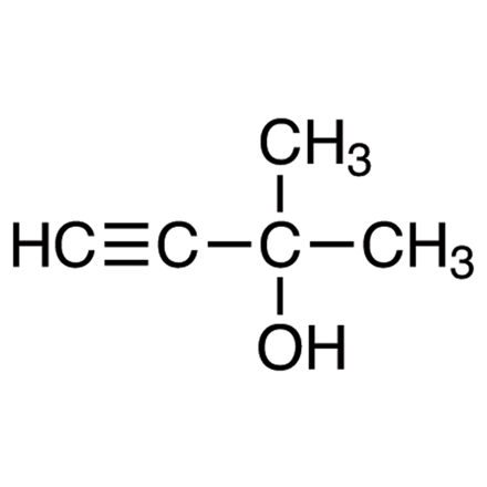 2-Methyl-3-butyn-2-ol Chemical Structure of 2-Methyl-3-butyn-2-ol