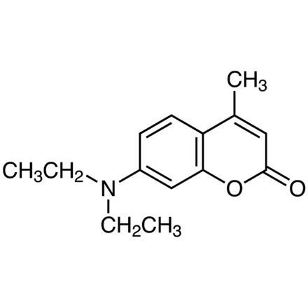 7-Diethylamino-4-methylcoumarin Chemical Structure of 7-Diethylamino-4-methylcoumarin