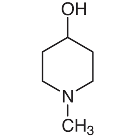 4-Hydroxy-1-methylpiperidine Chemical Structure of 4-Hydroxy-1-methylpiperidine