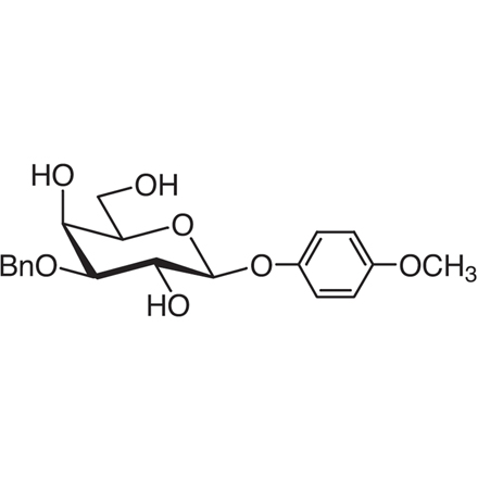 4-Methoxyphenyl 3-O-Benzyl-beta-D-galactopyranoside Chemical Structure of 4-Methoxyphenyl 3-O-Benzyl-beta-D-galactopyranoside