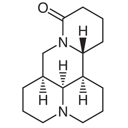Matrine Chemical Structure of Matrine