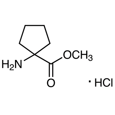 Methyl 1-Aminocyclopentanecarboxylate Hydrochloride Chemical Structure of Methyl 1-Aminocyclopentanecarboxylate Hydrochloride