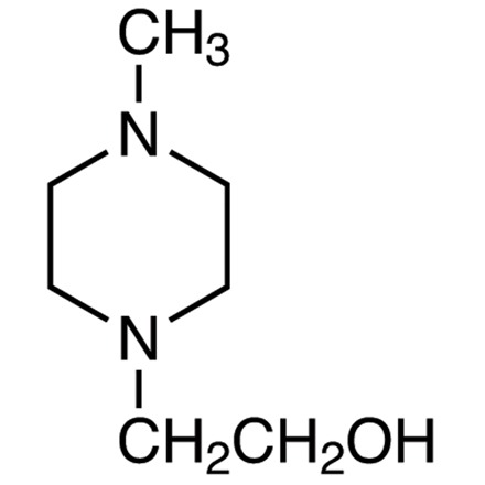 4-Methylpiperazine-1-ethanol Chemical Structure of 4-Methylpiperazine-1-ethanol