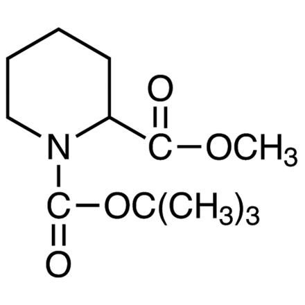 Methyl 1-(tert-Butoxycarbonyl)-2-piperidinecarboxylate Chemical Structure of Methyl 1-(tert-Butoxycarbonyl)-2-piperidinecarboxylate