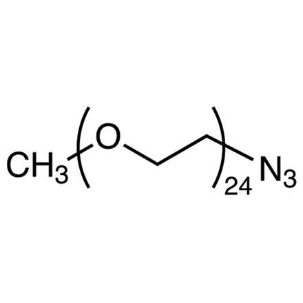 Methyl-PEG24-Azide Chemical Structure of Methyl-PEG24-Azide