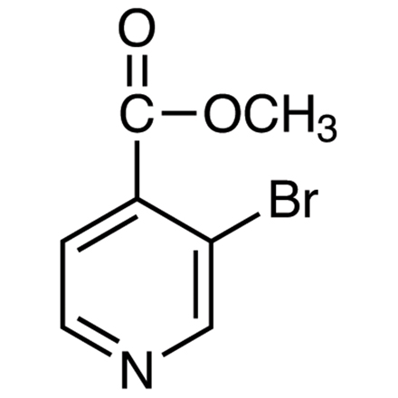 Methyl 3-Bromoisonicotinate Chemical Structure of Methyl 3-Bromoisonicotinate