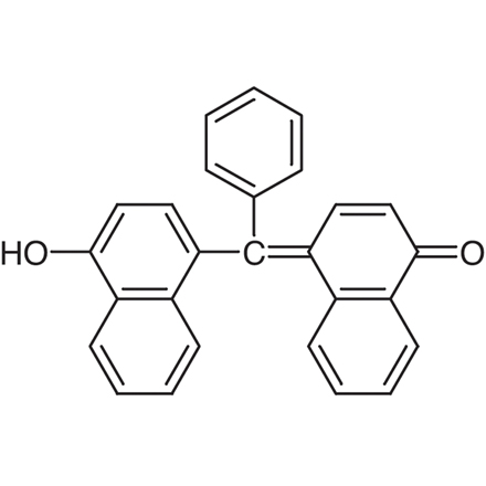 p-Naphtholbenzein Chemical Structure of p-Naphtholbenzein