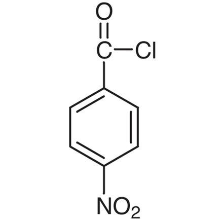 4-Nitrobenzoyl Chloride Chemical Structure of 4-Nitrobenzoyl Chloride