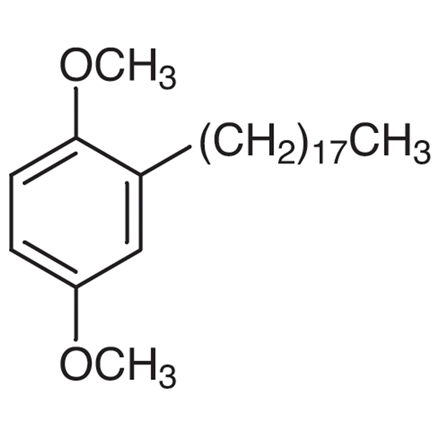 2-Octadecyl-1,4-dimethoxybenzene Chemical Structure of 2-Octadecyl-1,4-dimethoxybenzene