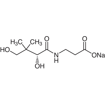 Sodium D-Pantothenate Chemical Structure of Sodium D-Pantothenate