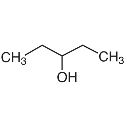 3-Pentanol Chemical Structure of 3-Pentanol