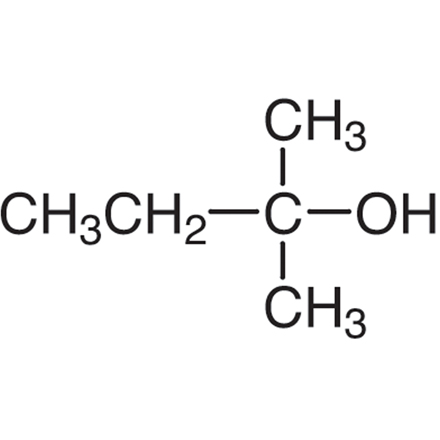 tert-Amyl Alcohol Chemical Structure of tert-Amyl Alcohol