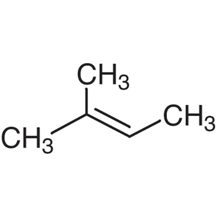 2-Methyl-2-butene Chemical Structure of 2-Methyl-2-butene