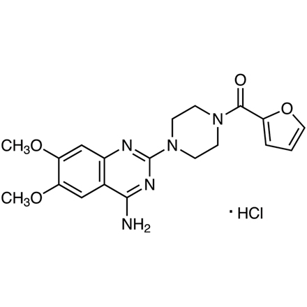 Prazosin Hydrochloride Chemical Structure of Prazosin Hydrochloride