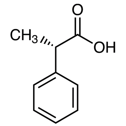 (S)-(+)-2-Phenylpropionic Acid Chemical Structure of (S)-(+)-2-Phenylpropionic Acid