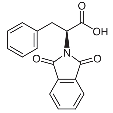 N-Phthaloyl-L-phenylalanine Chemical Structure of N-Phthaloyl-L-phenylalanine