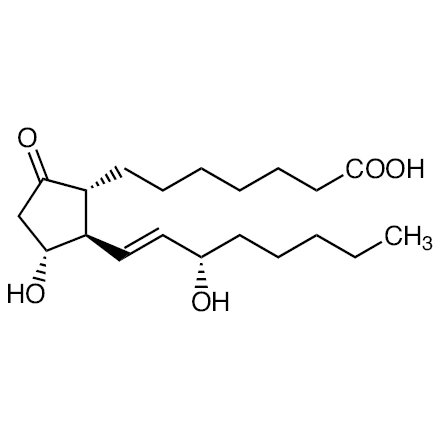 Prostaglandin E1 Chemical Structure of Prostaglandin E1