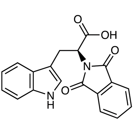 N-Phthalyl-L-tryptophan Chemical Structure of N-Phthalyl-L-tryptophan