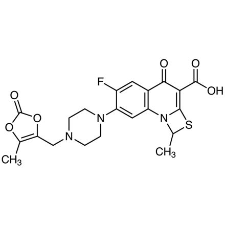Prulifloxacin Chemical Structure of Prulifloxacin