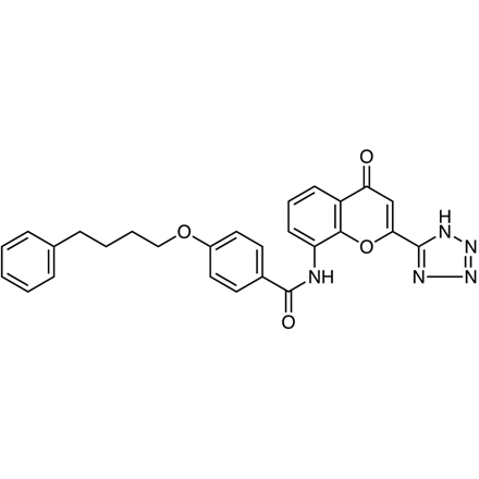 Pranlukast Chemical Structure of Pranlukast