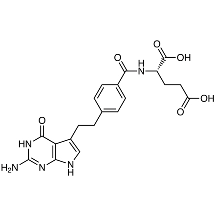 Pemetrexed Chemical Structure of Pemetrexed
