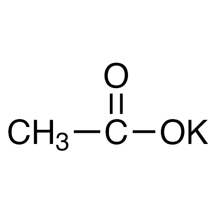 Potassium Acetate Chemical Structure of Potassium Acetate