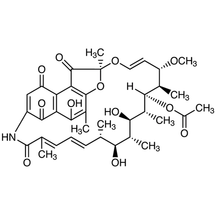 Rifamycin S Chemical Structure of Rifamycin S
