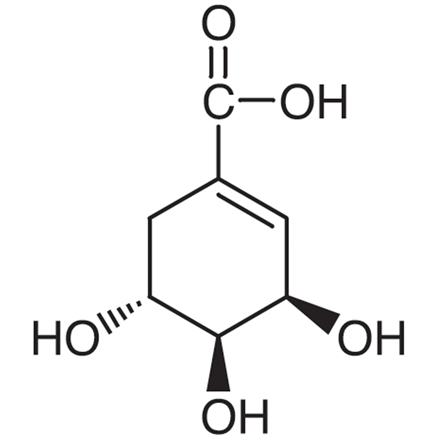 Shikimic Acid Chemical Structure of Shikimic Acid