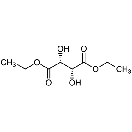 Diethyl L-(+)-Tartrate Chemical Structure of Diethyl L-(+)-Tartrate