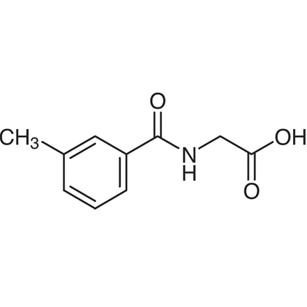 N-(m-Toluoyl)glycine Chemical Structure of N-(m-Toluoyl)glycine