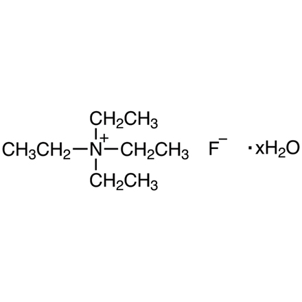 Tetraethylammonium Fluoride Hydrate Chemical Structure of Tetraethylammonium Fluoride Hydrate