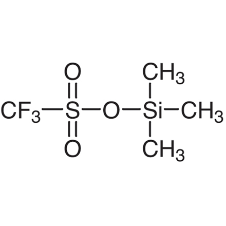 Trimethylsilyl Trifluoromethanesulfonate Chemical Structure of Trimethylsilyl Trifluoromethanesulfonate