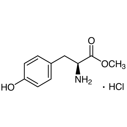 L-Tyrosine Methyl Ester Hydrochloride Chemical Structure of L-Tyrosine Methyl Ester Hydrochloride