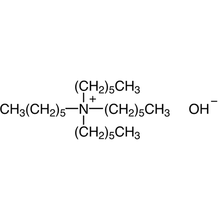Tetrahexylammonium Hydroxide (10% in Methanol) Chemical Structure of Tetrahexylammonium Hydroxide (10% in Methanol)