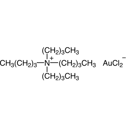 Tetrabutylammonium Dichloroaurate Chemical Structure of Tetrabutylammonium Dichloroaurate