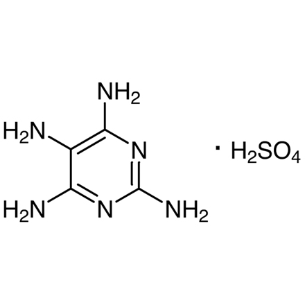 2,4,5,6-Tetraaminopyrimidine Sulfate Chemical Structure of 2,4,5,6-Tetraaminopyrimidine Sulfate