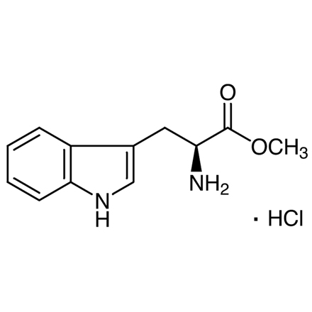 L-Tryptophan Methyl Ester Hydrochloride Chemical Structure of L-Tryptophan Methyl Ester Hydrochloride