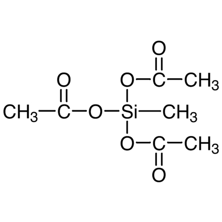Triacetoxymethylsilane Chemical Structure of Triacetoxymethylsilane