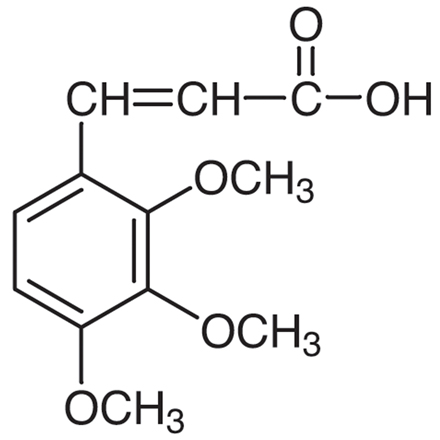 2,3,4-Trimethoxycinnamic Acid Chemical Structure of 2,3,4-Trimethoxycinnamic Acid