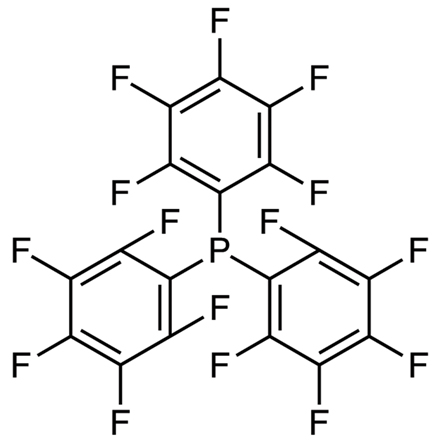 Tris(pentafluorophenyl)phosphine Chemical Structure of Tris(pentafluorophenyl)phosphine