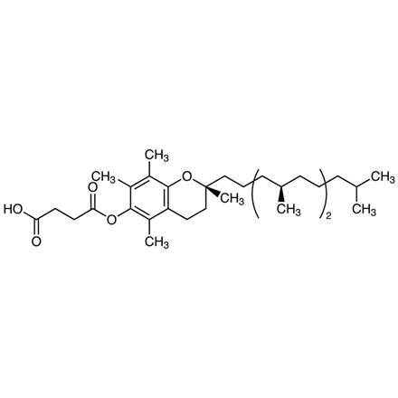 D-alpha-Tocopherol Succinate Chemical Structure of D-alpha-Tocopherol Succinate