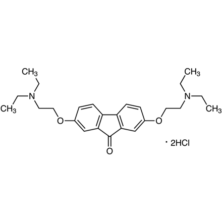 Tilorone Dihydrochloride Chemical Structure of Tilorone Dihydrochloride